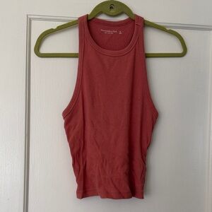 High Neck Racerback Tank Top